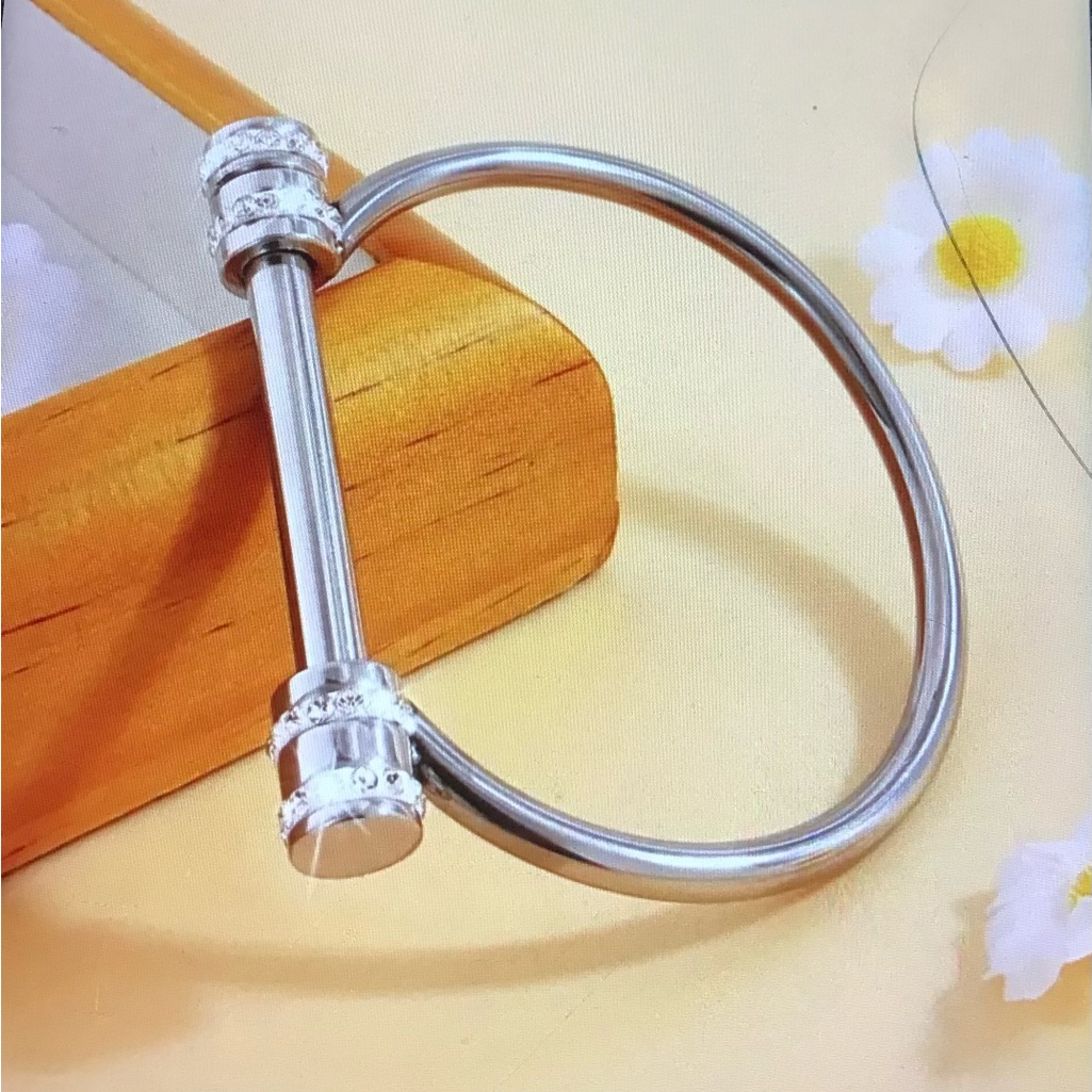 Exquisite Stainless Steel Horseshoe Bangle Bracelet